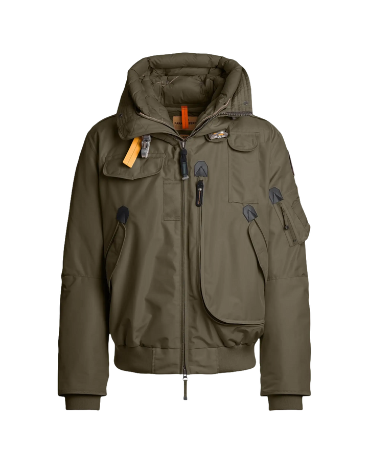 PARAJUMPERS - Bomber à capuche Gobi olive