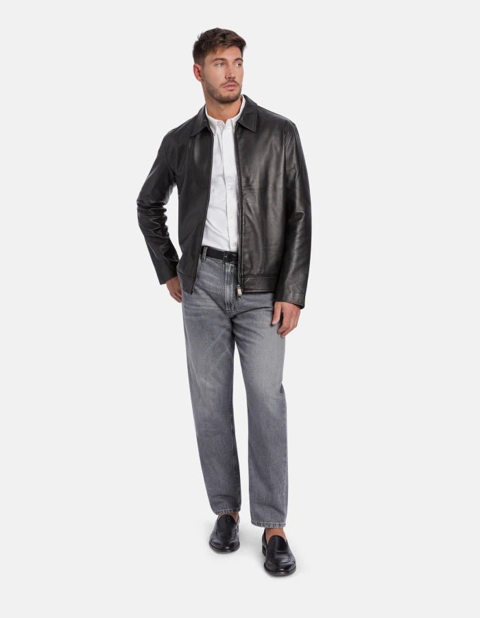 DONDUP - Jean Paco coupe ample en denim rigide Gris délavé - Lothaire