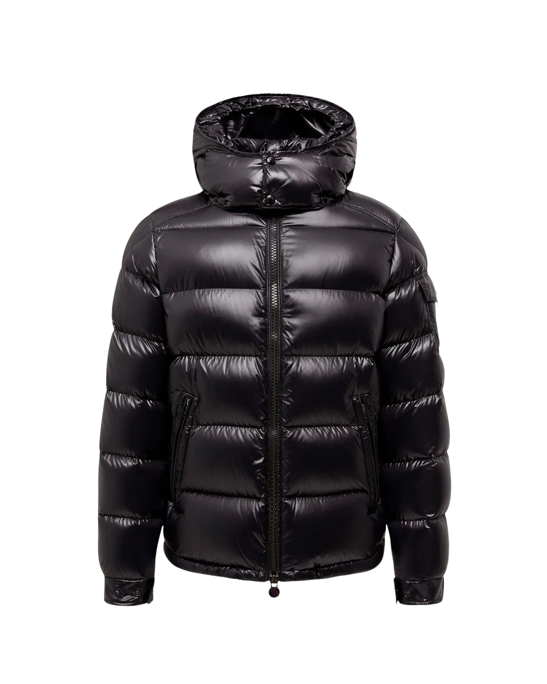 MONCLER - Doudoune courte à capuche Maya Noir