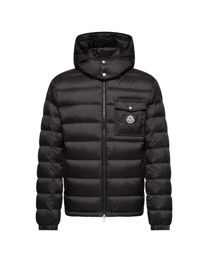 MONCLER – Doudoune courte à capuche Verith Noir