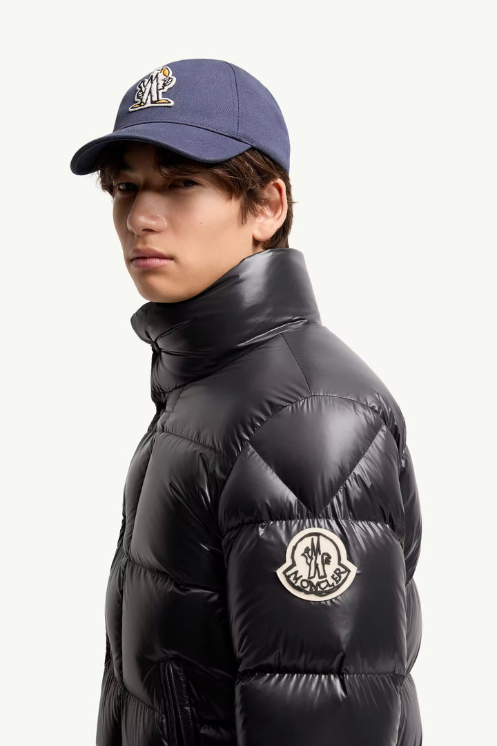 MONCLER - Doudoune courte Brendola laquée Noir