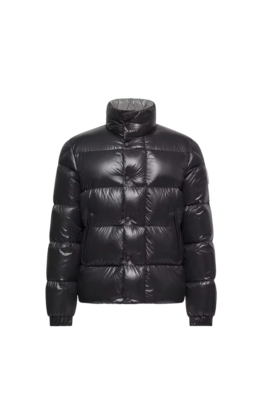 MONCLER - Doudoune courte Brendola laquée Noir