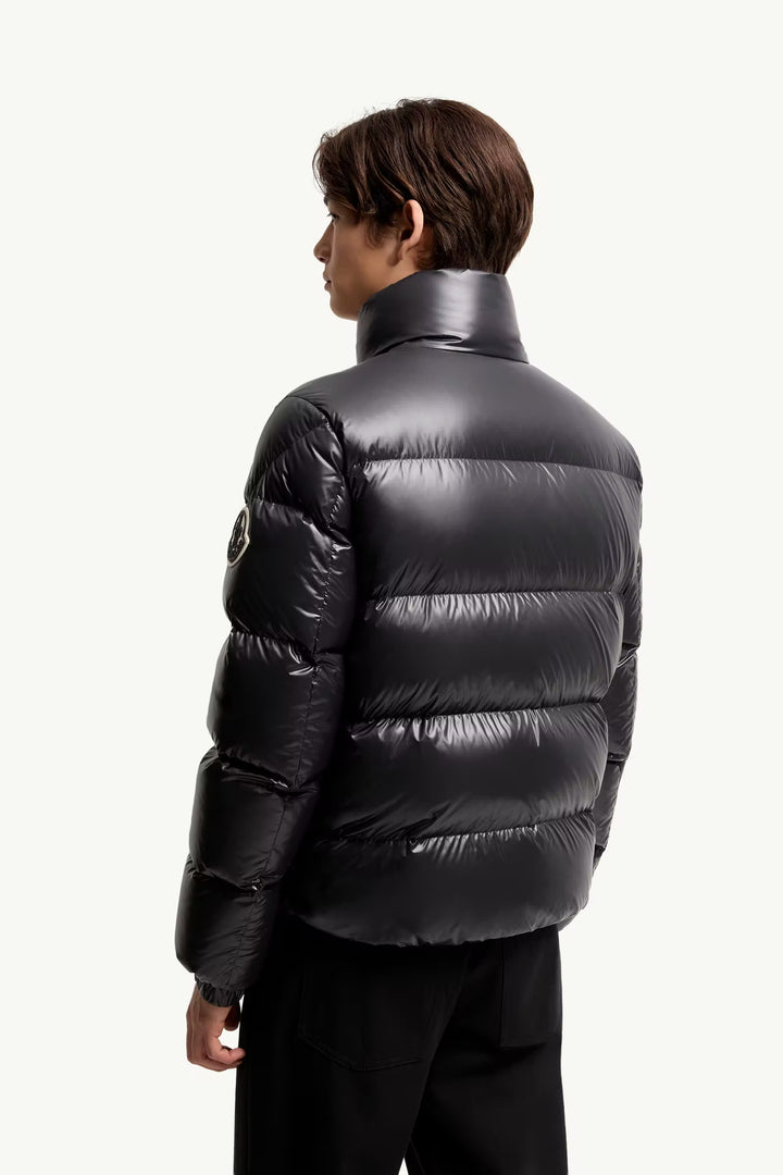 MONCLER - Doudoune courte Brendola laquée Noir