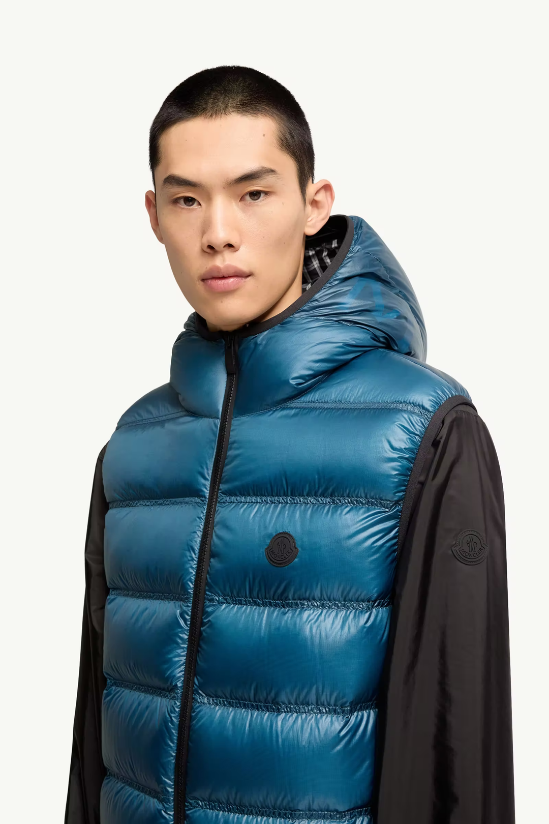 MONCLER - Doudoune sans manches Panestrel Bleu sarcelle