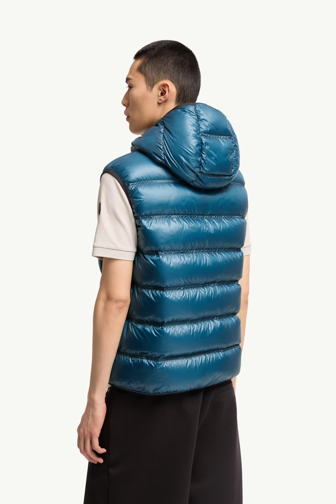 MONCLER - Doudoune sans manches Panestrel Bleu sarcelle
