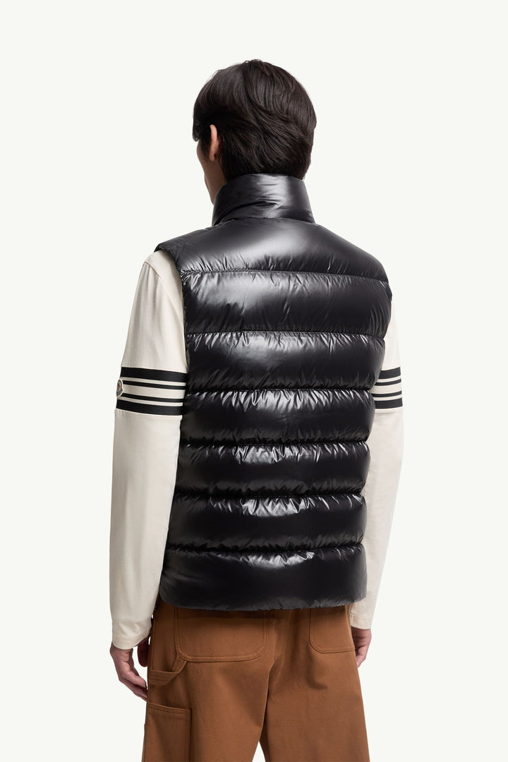 MONCLER - Doudoune sans manches Tibb Noir