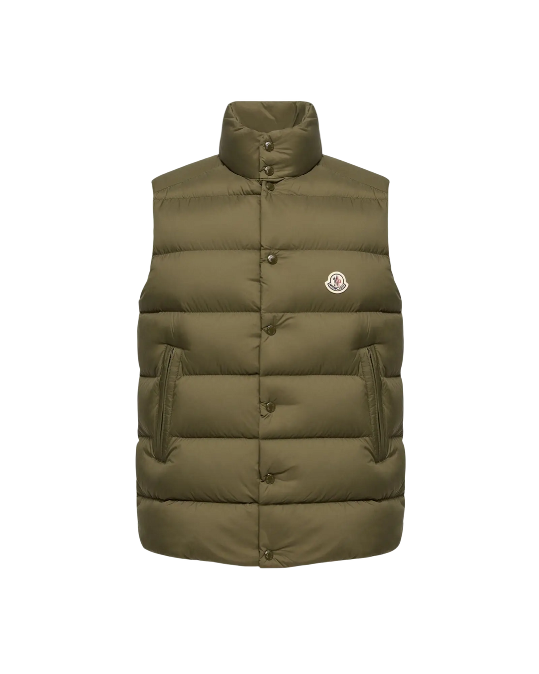 MONCLER – Doudoune sans manches Tibb Vert olive
