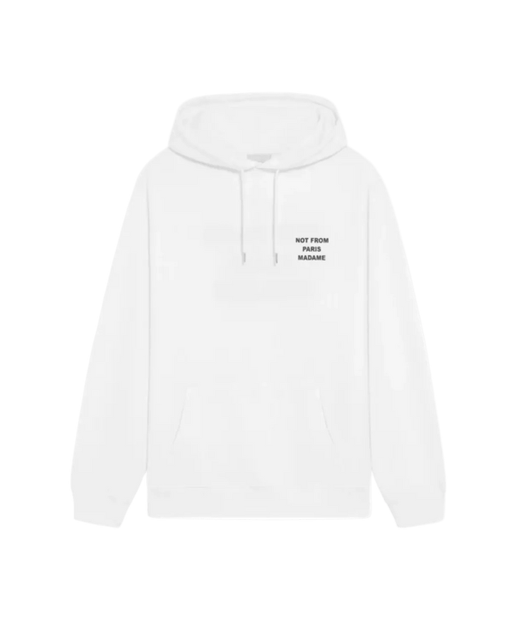 DRÔLE DE MONSIEUR - Hoodie Slogan Blanc - Lothaire