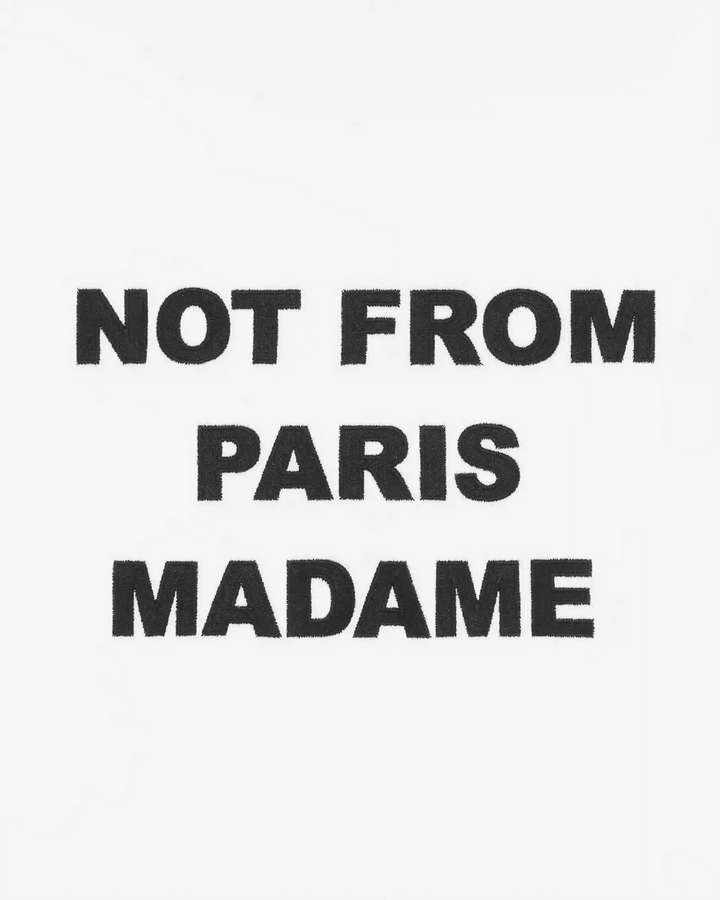 DRÔLE DE MONSIEUR - Hoodie Slogan Blanc - Lothaire