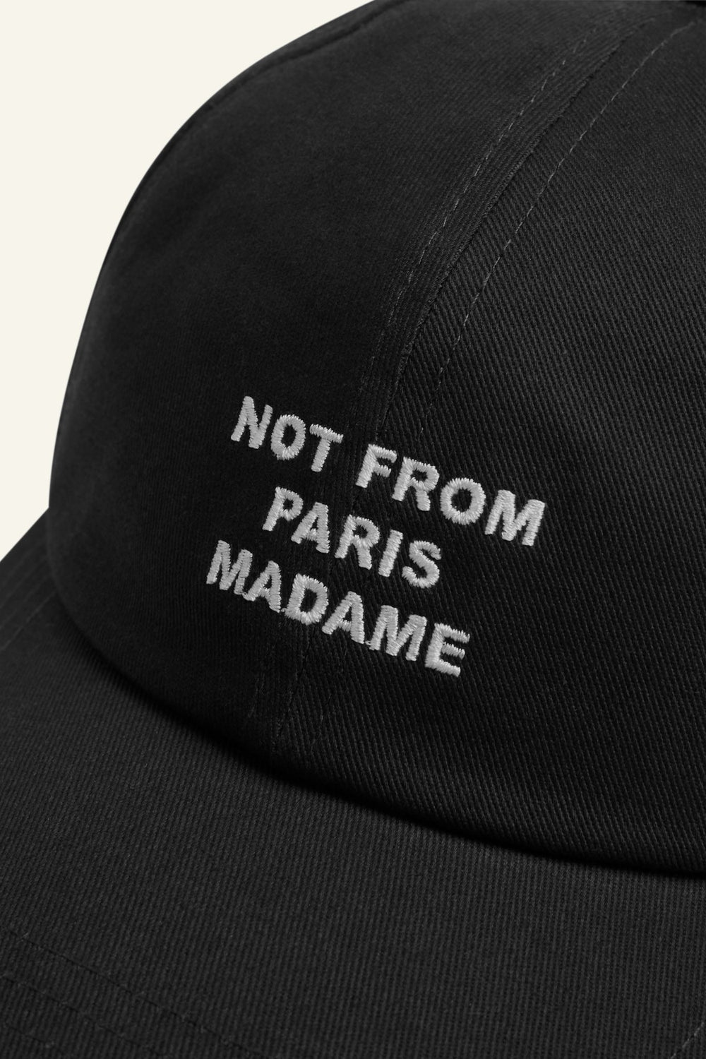 DRÔLE DE MONSIEUR - La Casquette Slogan Noir - Lothaire