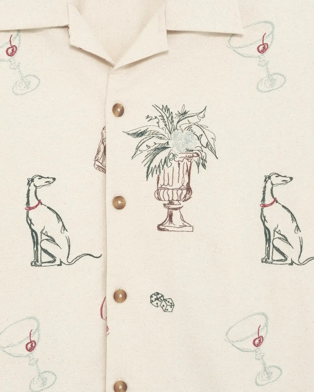 DRÔLE DE MONSIEUR - La Chemise Brodée Country Club - Lothaire