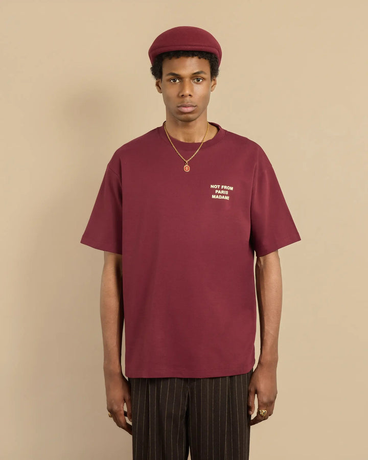 DRÔLE DE MONSIEUR - La T-shirt slogan Vin - Lothaire