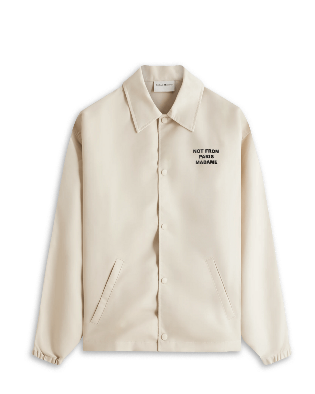 DRÔLE DE MONSIEUR - La Veste Slogan Beige - Lothaire
