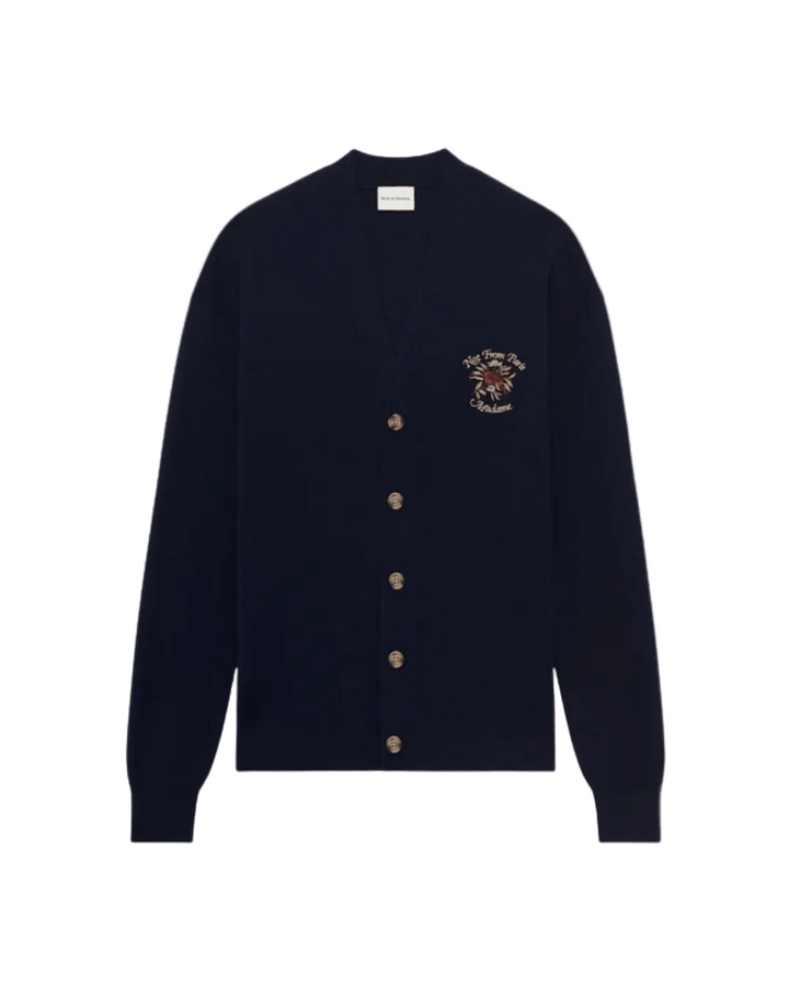 DRÔLE DE MONSIEUR - Le Cardigan Slogan Rose Marine - Lothaire