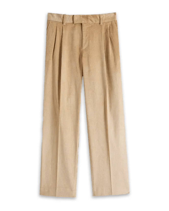 DRÔLE DE MONSIEUR - Le Pantalon Golfeur Corduroy beige - Lothaire