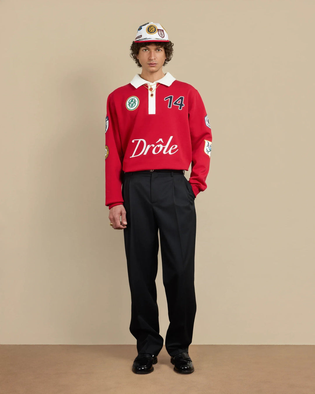 DROLE DE MONSIEUR - Le Polo Racing Rouge - Lothaire