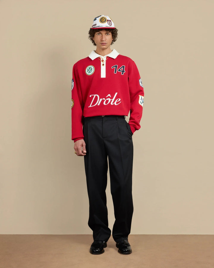 DROLE DE MONSIEUR - Le Polo Racing Rouge - Lothaire