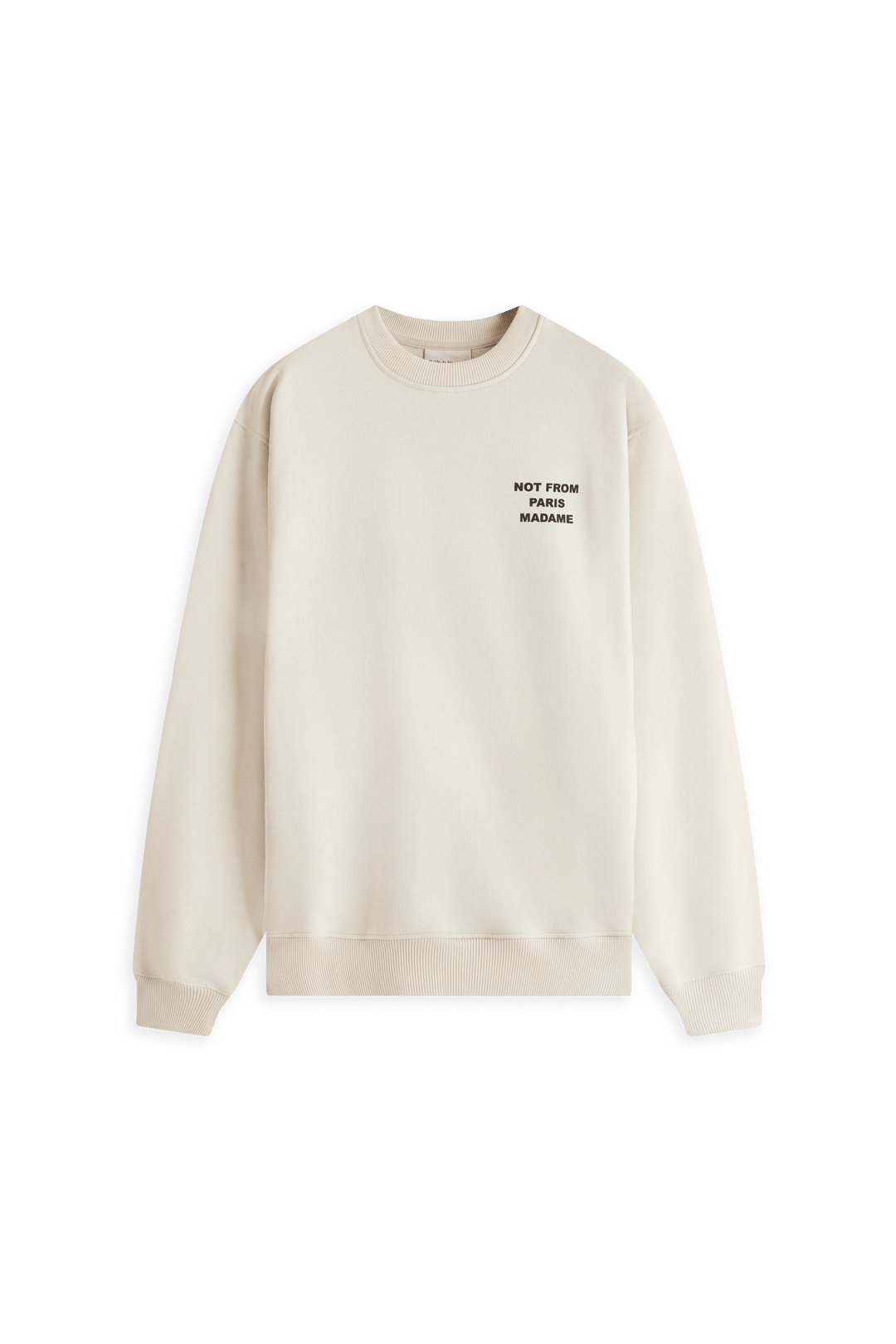 DRÔLE DE MONSIEUR - Le Sweatshirt Slogan Beige - Lothaire