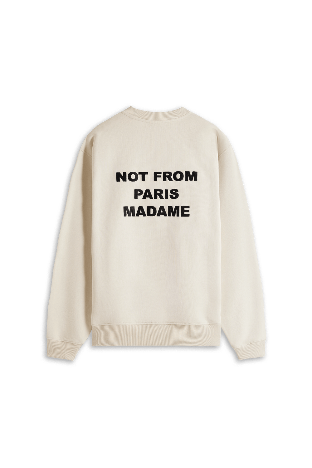 DRÔLE DE MONSIEUR - Le Sweatshirt Slogan Beige - Lothaire