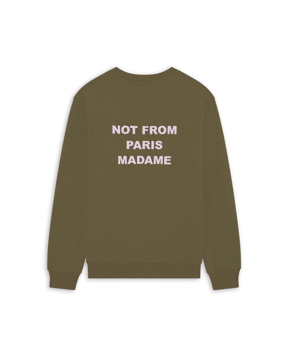 DRÔLE DE MONSIEUR - Le Sweatshirt Slogan Kaki - Lothaire