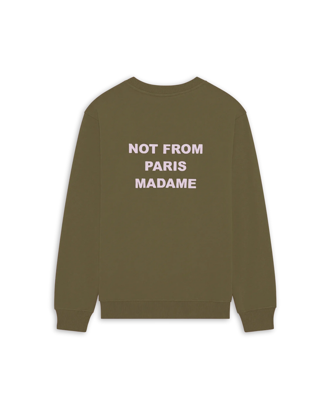 DRÔLE DE MONSIEUR - Le Sweatshirt Slogan Kaki - Lothaire