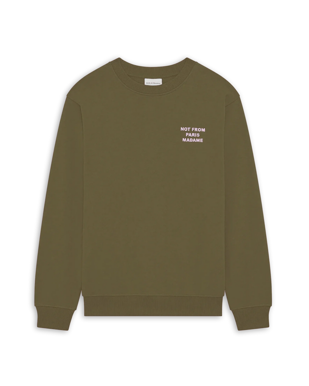 DRÔLE DE MONSIEUR - Le Sweatshirt Slogan Kaki - Lothaire
