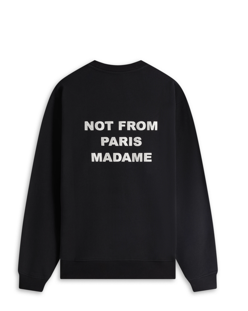 DRÔLE DE MONSIEUR - Le Sweatshirt Slogan Noir - Lothaire