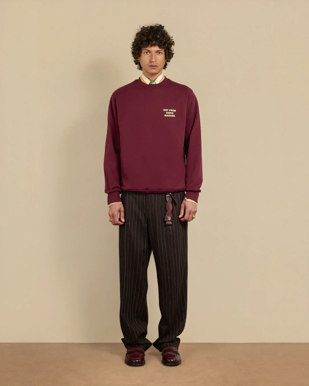 DRÔLE DE MONSIEUR - Le Sweatshirt Slogan Vin - Lothaire