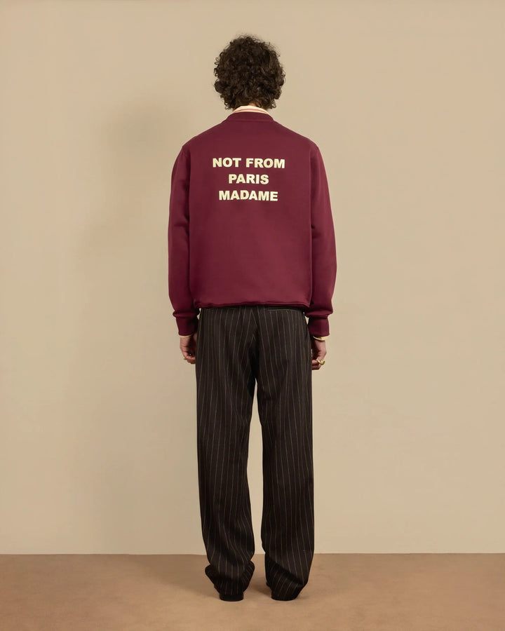 DRÔLE DE MONSIEUR - Le Sweatshirt Slogan Vin - Lothaire