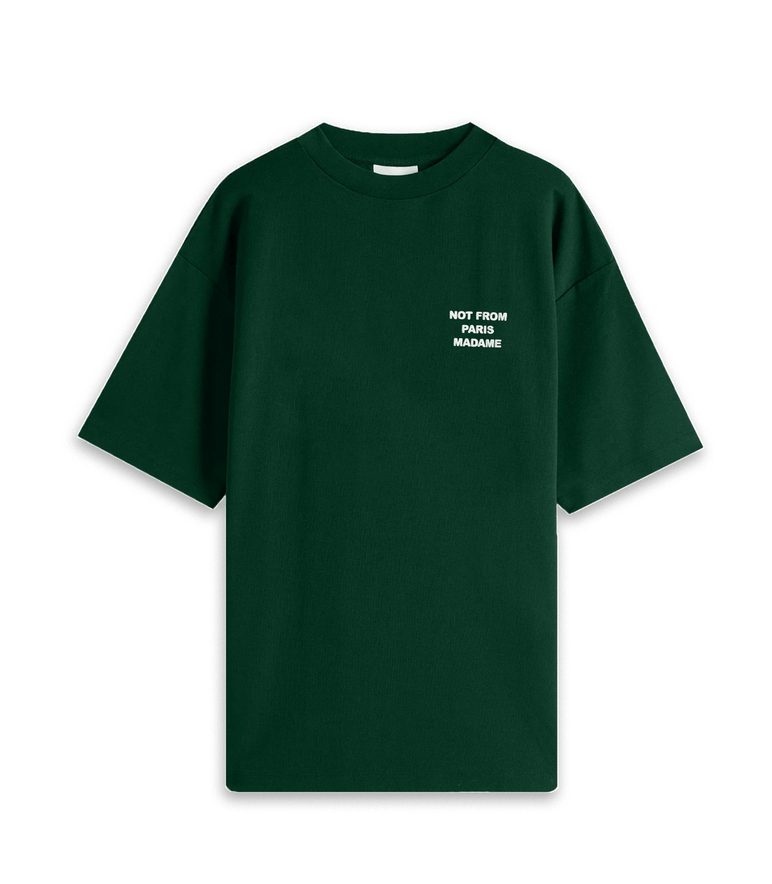 Drôle de Monsieur - Le T Shirt Green Dark Slogan - Lothaire