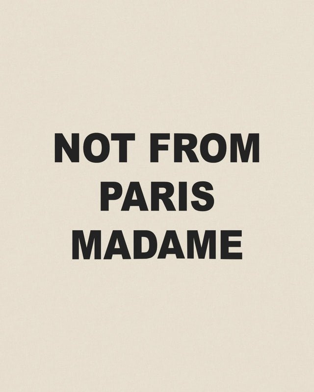 DRÔLE DE MONSIEUR - Le T-Shirt Slogan Beige - Lothaire