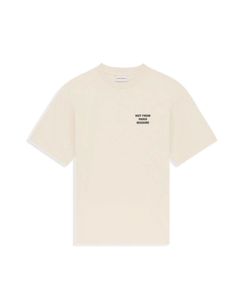 DRÔLE DE MONSIEUR - Le T-Shirt Slogan Beige - Lothaire