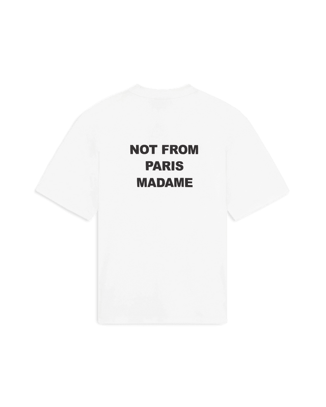 DRÔLE DE MONSIEUR - Le T-Shirt Slogan Blanc - Lothaire