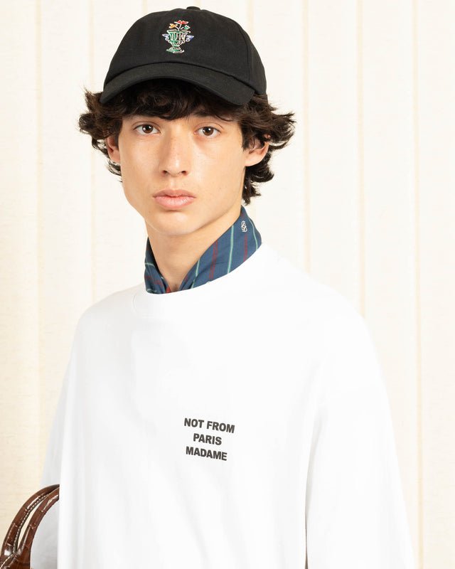 DRÔLE DE MONSIEUR - Le T-Shirt Slogan Blanc - Lothaire