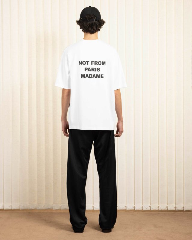 DRÔLE DE MONSIEUR - Le T-Shirt Slogan Blanc - Lothaire