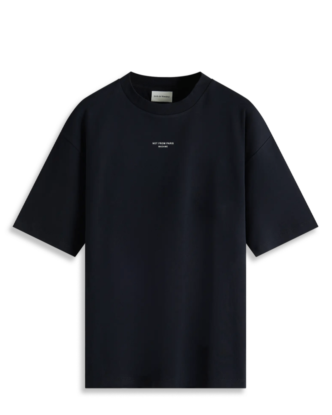 DRÔLE DE MONSIEUR - Le T-Shirt Slogan Classique Noir - Lothaire