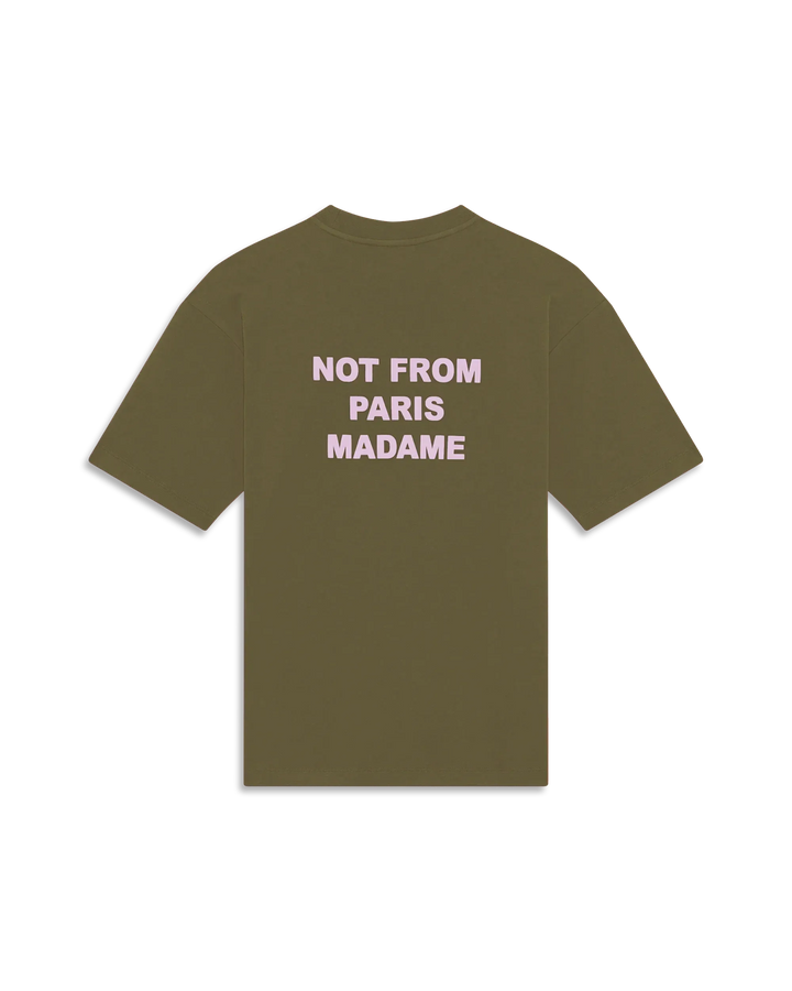 DRÔLE DE MONSIEUR - Le T-Shirt Slogan Kaki - Lothaire