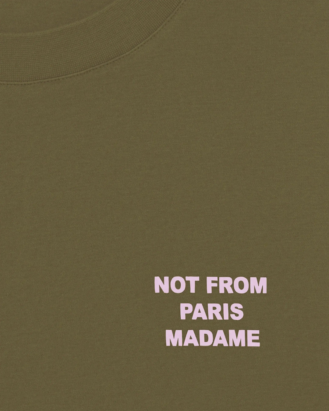 DRÔLE DE MONSIEUR - Le T-Shirt Slogan Kaki - Lothaire