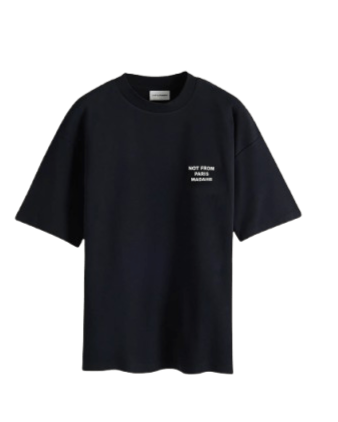 DRÔLE DE MONSIEUR - Le T-Shirt Slogan Noir - Lothaire
