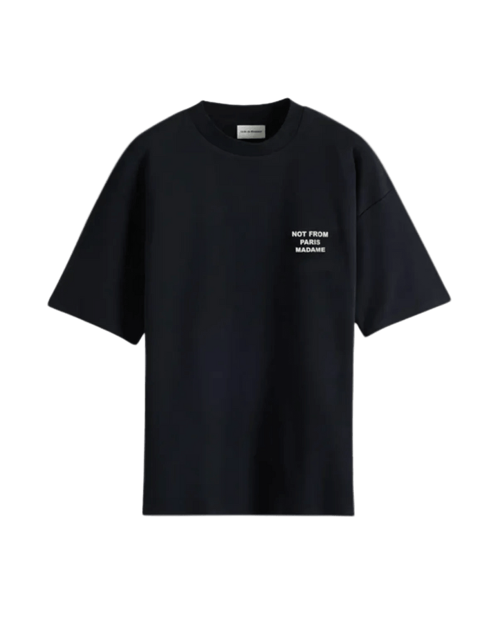 DRÔLE DE MONSIEUR - Le T-Shirt Slogan Noir - Lothaire