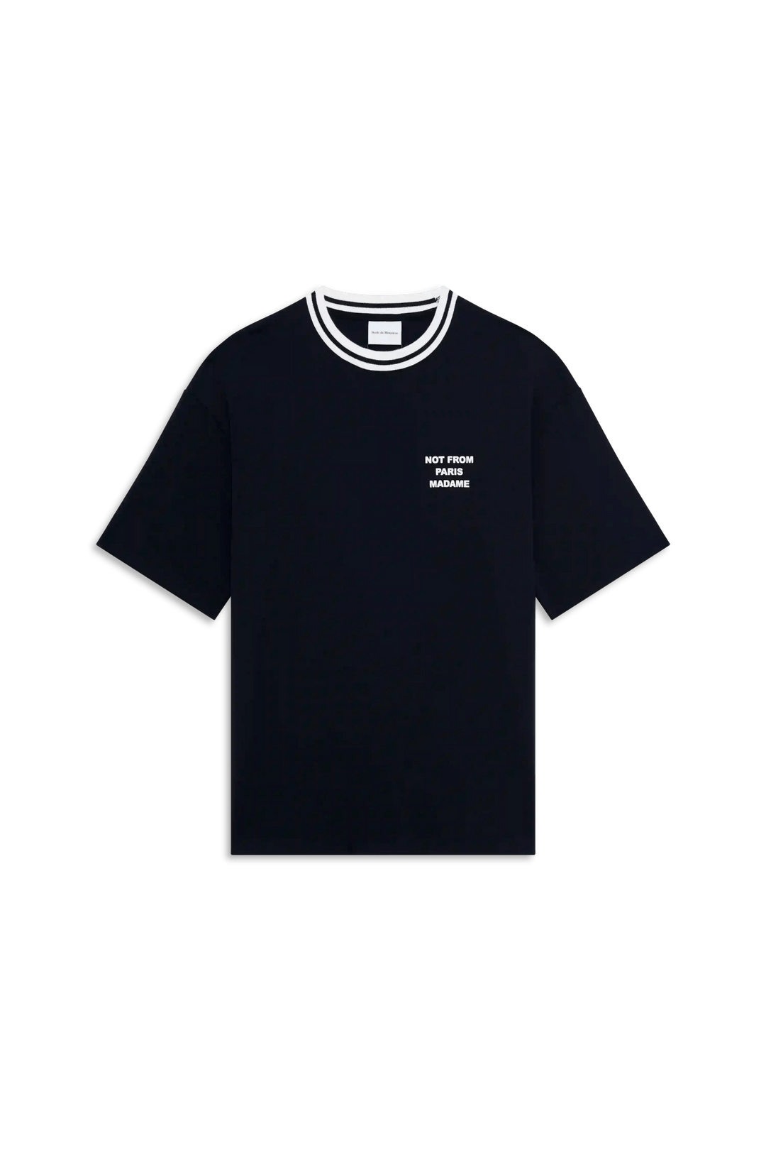 DRÔLE DE MONSIEUR - Le T-Shirt Slogan Sport Noir - Lothaire