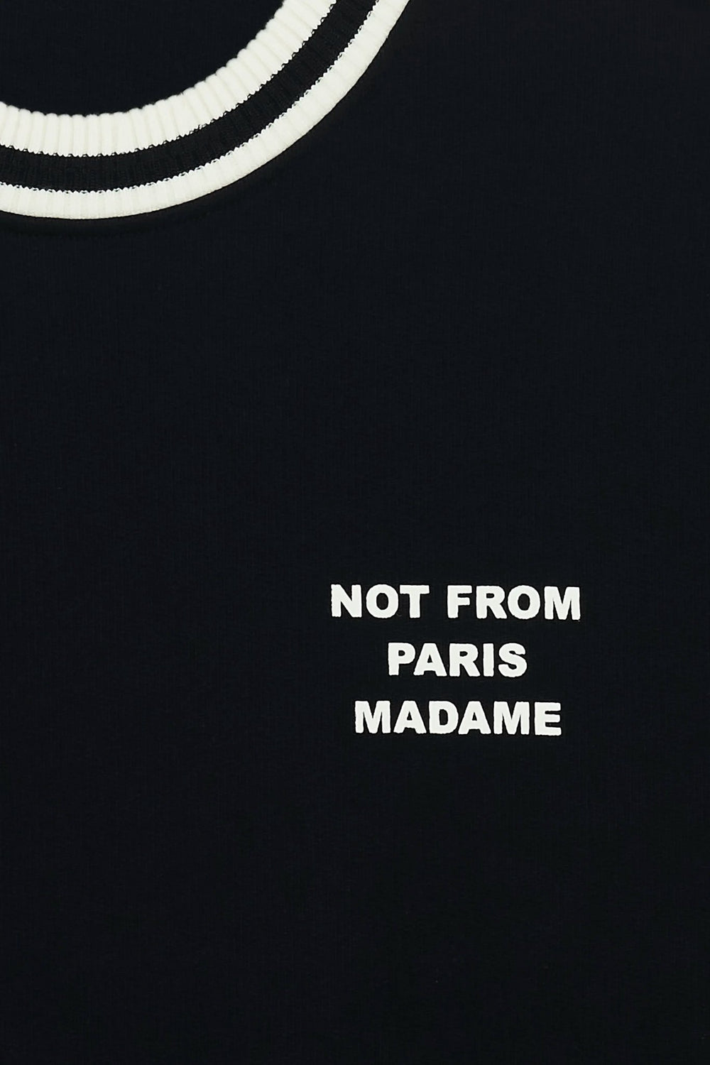 DRÔLE DE MONSIEUR - Le T-Shirt Slogan Sport Noir - Lothaire