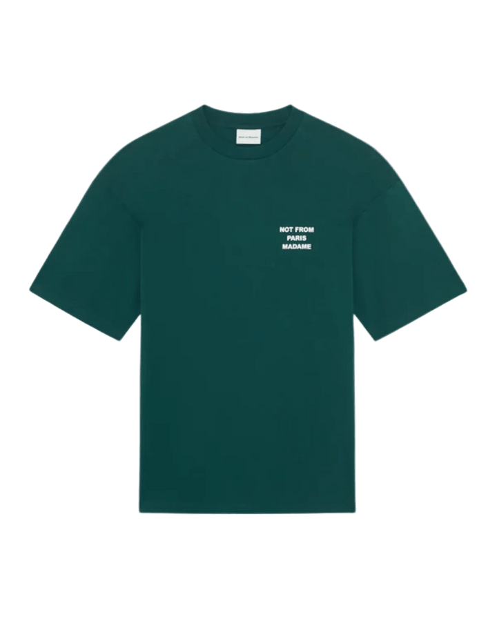 DRÔLE DE MONSIEUR - Le T-Shirt Slogan Vert foncé - Lothaire