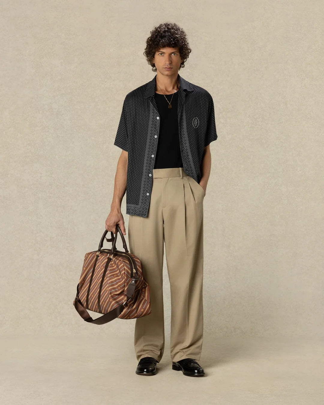 DRÔLE DE MONSIEUR - Pantalon Golfer Gabardine Beige - Lothaire