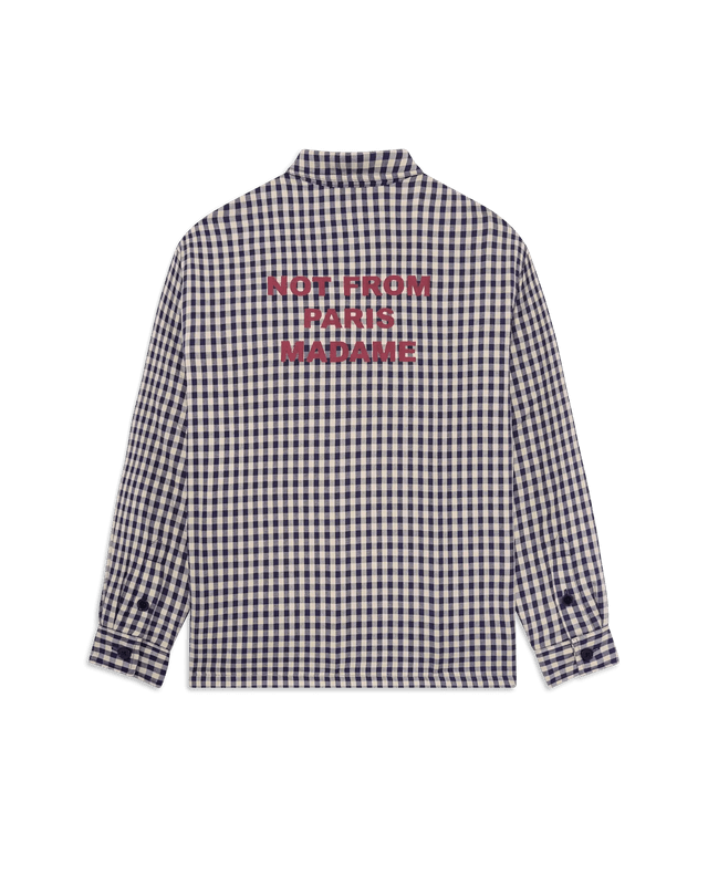 DRÔLE DE MONSIEUR - Surchemise Matelassée à Carreaux Beige - Lothaire