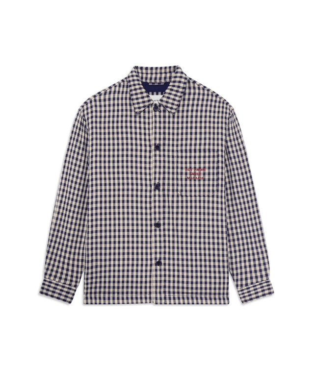 DRÔLE DE MONSIEUR - Surchemise Matelassée à Carreaux Beige - Lothaire