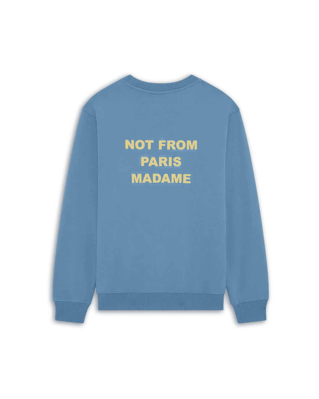 DRÔLE DE MONSIEUR - Sweatshirt Slogan en coton éponge Bleu - Lothaire