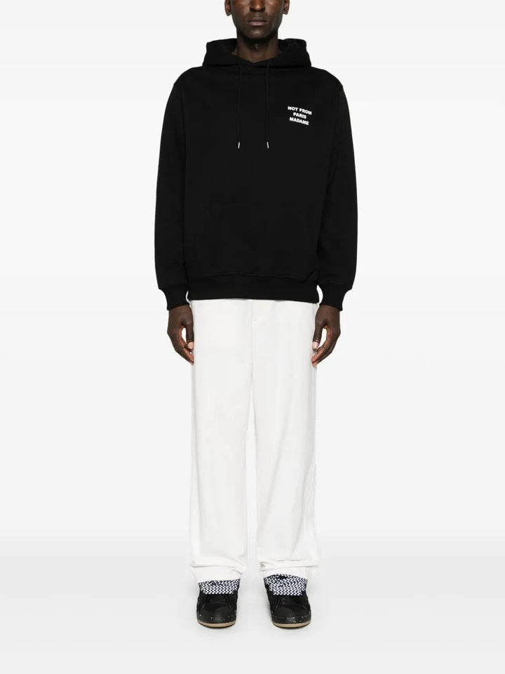 DRÔLE DE MONSIEUR - Sweatshirts à Slogan Imprimé Noir - Lothaire