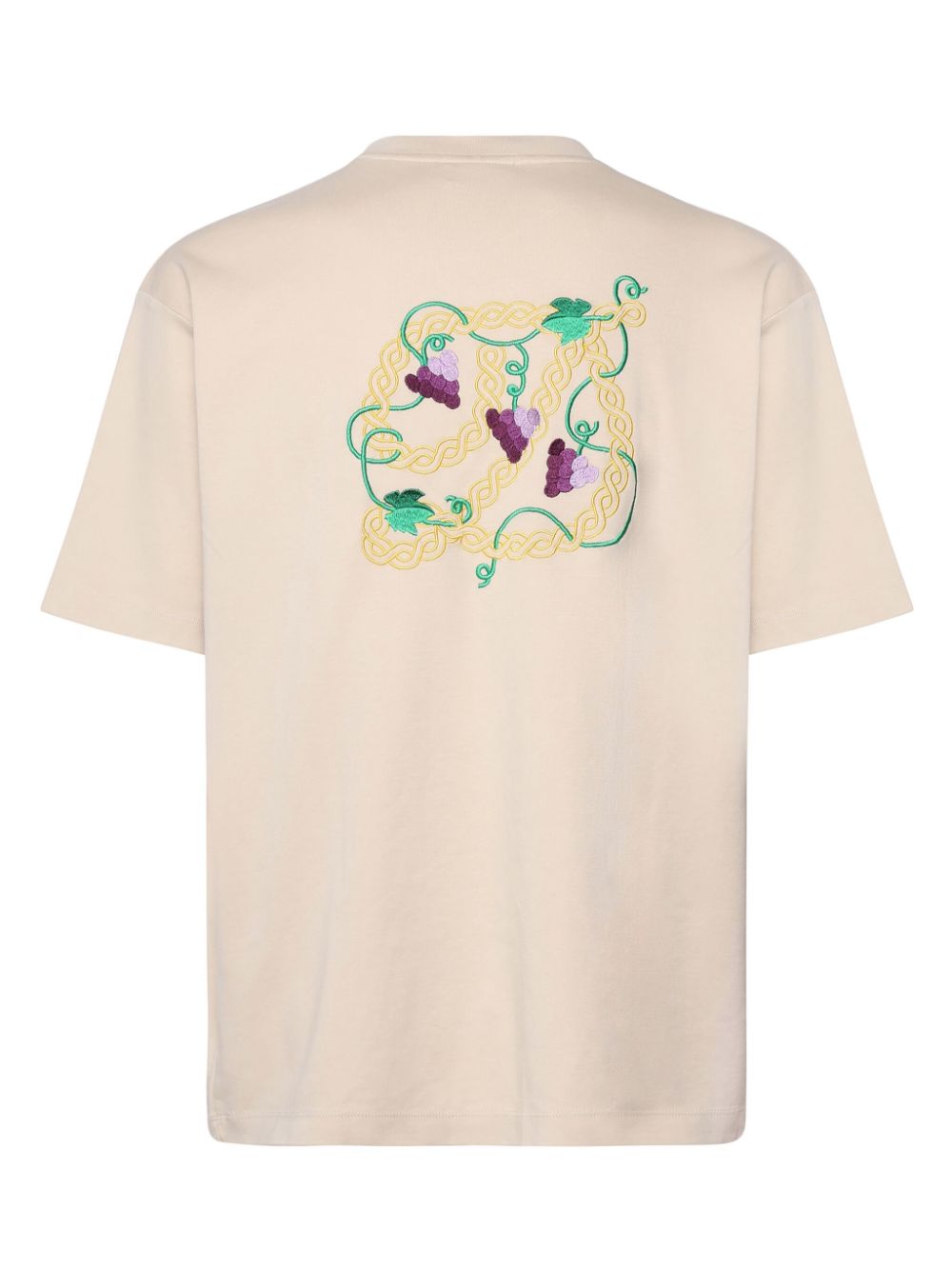 Drôle De Monsieur - T-shirt à logo brodé beige - Lothaire