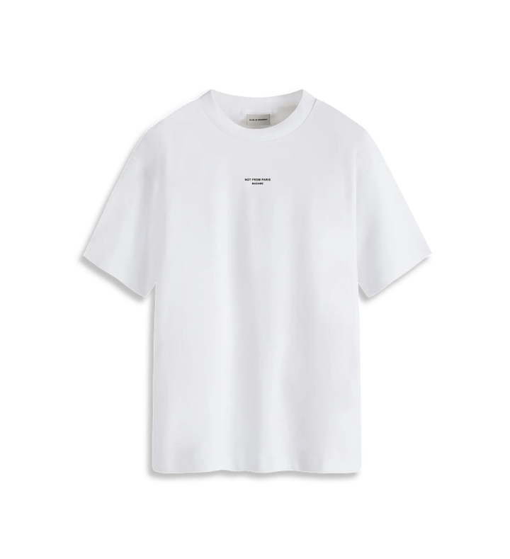 Drôle de Monsieur - T - Shirt blanc Slogan - Lothaire